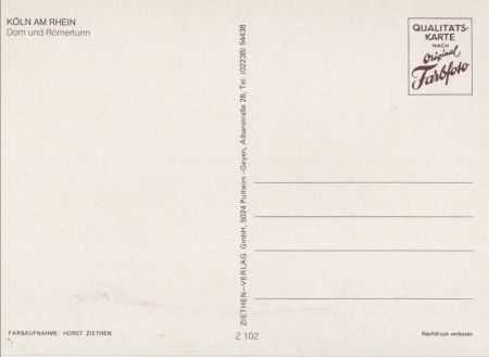 Köln - Dom und Römerturm