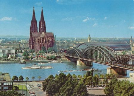 Köln - Dom mit Hohenzollernbrücke Köln - Dom mit Hohenzollernbrücke
