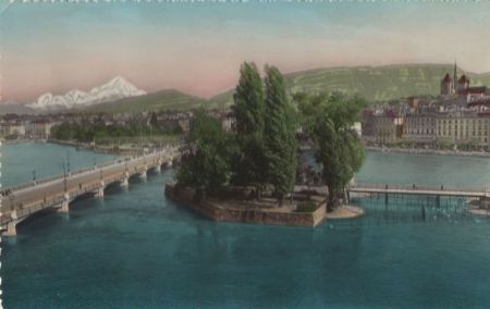 Genf / Genève - Schweiz - Ile J. J. Rousseau Genf / Genève - Schweiz - Ile J. J. Rousseau