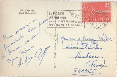 Neuchâtel - Schweiz - Quai Osterwald