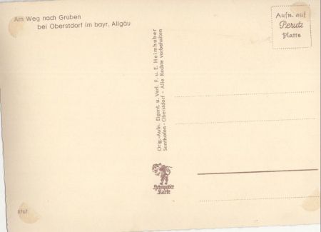 Oberstdorf - Weg nach Gruben Oberstdorf - Weg nach Gruben