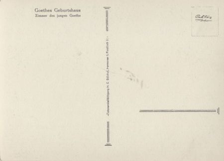 Frankfurt Main - Goethes geburtshaus