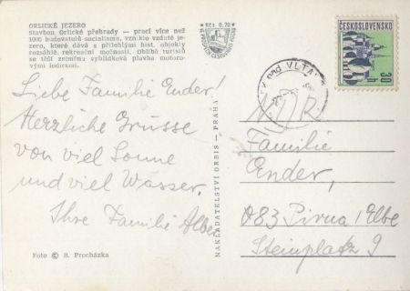 Orlik-Talsperre - Tschechien - Boot