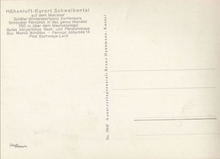 Werra - Blick vom Schwalbental