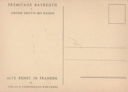 Bayreuth - Große Grotte Bayreuth - Große Grotte