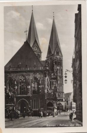 Ense-Bremen - Rathaus und Dom Ense-Bremen - Rathaus und Dom