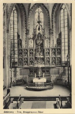 Schleswig - Dom, Brüggemann-Altar Schleswig - Dom, Brüggemann-Altar
