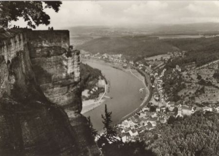 Königstein - Blick von der Festung Königstein - Blick von der Festung