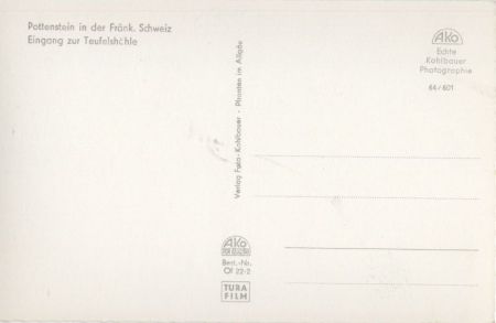 Pottenstein, Oberfranken - eingang Teufelshöhle