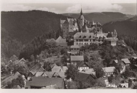 Lauenstein, Burg (Frankenwald, in Ludwigsstadt-Lauenstein) - mit Ort Lauenstein, Burg (Frankenwald, in Ludwigsstadt-Lauenstein) - mit Ort