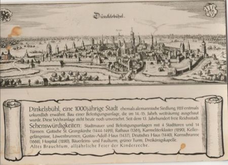 Dinkelsbühl - alte Ansicht Dinkelsbühl - alte Ansicht