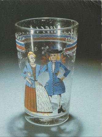 Lauscha - Becher, Hüttenarbeit Lauscha - Becher, Hüttenarbeit