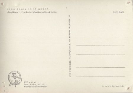 Jean-Louis Trintignant in Angelique Jean-Louis Trintignant in Angelique