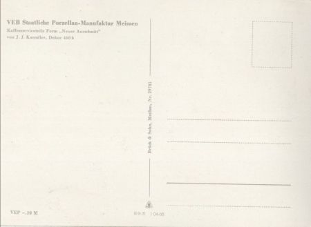 Meißen - Porzellanmanufaktur - Kaffeeservice Meißen - Porzellanmanufaktur - Kaffeeservice