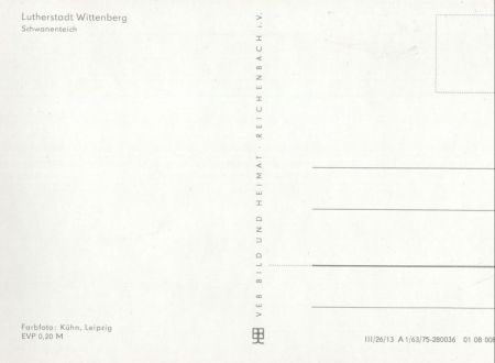 Wittenberg, Lutherstadt - Schwanenteich