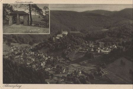 Schwarzburg - mit Trippsteinhäuschen Schwarzburg - mit Trippsteinhäuschen