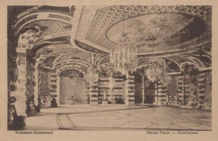 Potsdam, Sanssouci - Neues Palais - Muschelsaal Potsdam, Sanssouci - Neues Palais - Muschelsaal