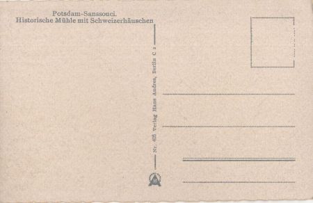 Potsdam, Sanssouci - Historische Mühle