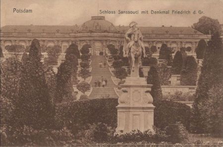 Potsdam, Sanssouci - Denkmal Friedrich d. Gr. Potsdam, Sanssouci - Denkmal Friedrich d. Gr.