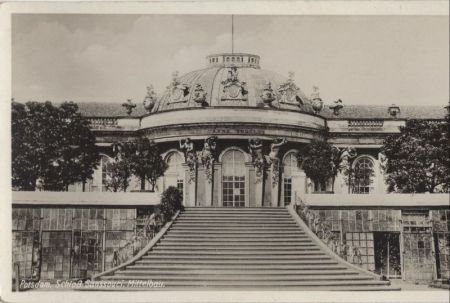 Potsdam, Sanssouci - Schloss, Mittelbau Potsdam, Sanssouci - Schloss, Mittelbau