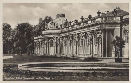Potsdam, Sanssouci - Schloss, rechter Flügel