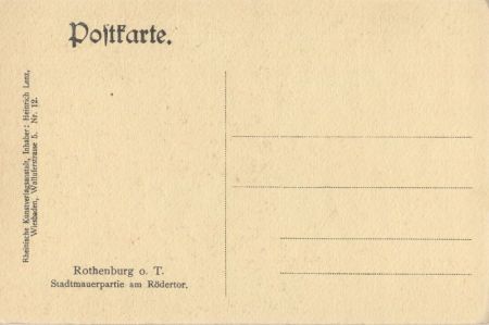 Rothenburg ob der Tauber - am Rödertor