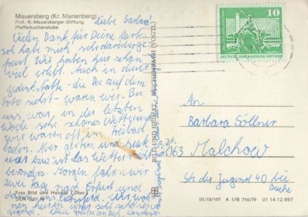 Mauersberg (OT von Großrückerswalde) - Pfefferkuchenstube Mauersberg (OT von Großrückerswalde) - Pfefferkuchenstube