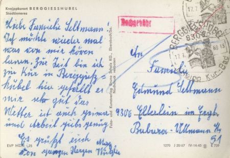 Berggießhübel - Stadtinneres