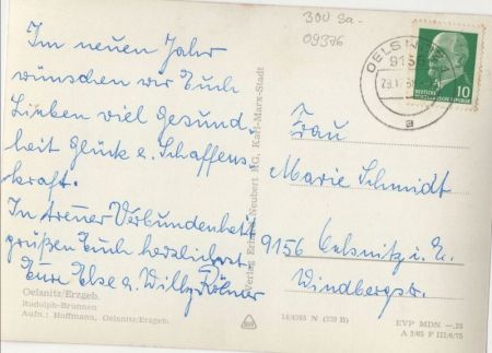 Oelsnitz - Rudolph-Brunnen Oelsnitz - Rudolph-Brunnen
