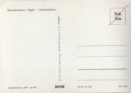 Tannenbergsthal, Schneckenstein - Schullandheim