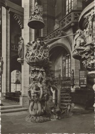 Freiberg, Sachsen - Dom, Tulpenkanzel Freiberg, Sachsen - Dom, Tulpenkanzel