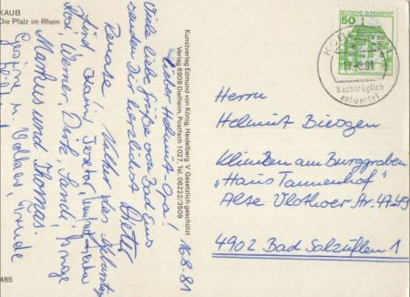 Kaub - Pfalz Kaub - Pfalz
