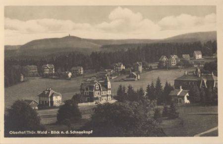Oberhof - Blick nach dem Schneekopf Oberhof - Blick nach dem Schneekopf