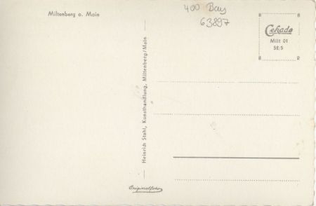 Miltenberg - Draufsicht Miltenberg - Draufsicht