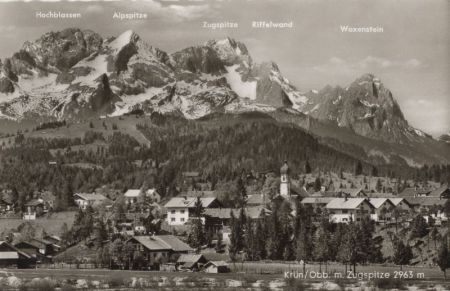 Krün - mit Zugspitze Krün - mit Zugspitze