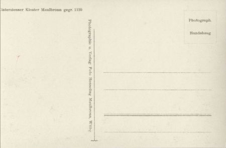 Maulbronn - Cisterzienser Kloster Maulbronn - Cisterzienser Kloster