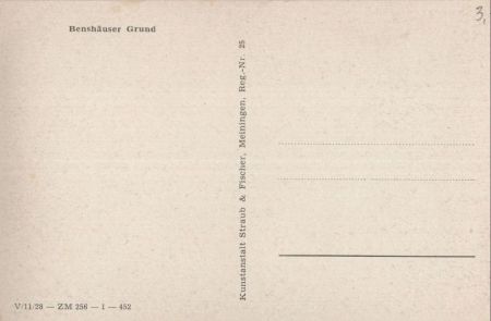 Benshausen - Benshäuser Grund Benshausen - Benshäuser Grund
