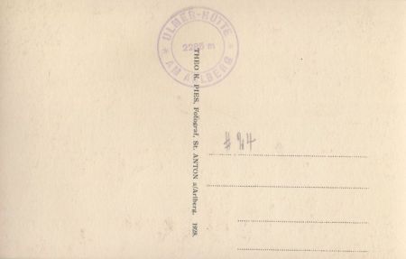 Konstanzer Hütte - Österreich - Stempel Ulmer Hütte