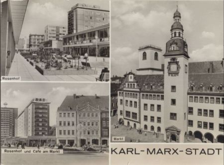 Karl-Marx-Stadt - 3 Bilder Karl-Marx-Stadt - 3 Bilder