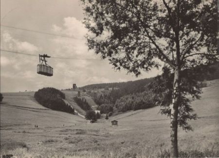 Oberwiesenthal - Blick zu den Sprungschanzen Oberwiesenthal - Blick zu den Sprungschanzen