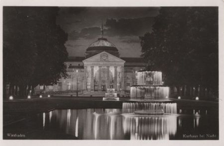 Wiesbaden - Kurhaus bei Nacht Wiesbaden - Kurhaus bei Nacht