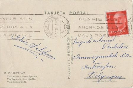 San Sebastian - Spanien - vin Igueldo