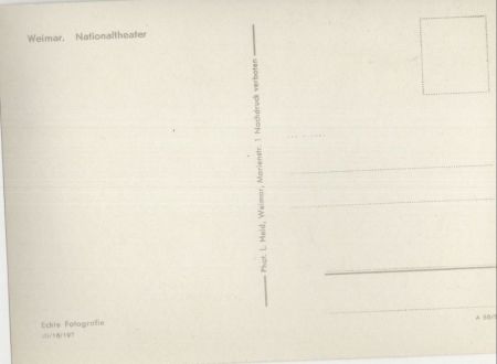 Weimar - Nationaltheater Weimar - Nationaltheater