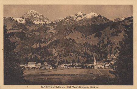 Bayrischzell - mit Wendelstein Bayrischzell - mit Wendelstein