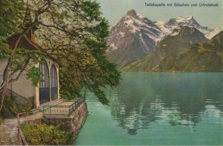 Sisikon - Tellskapelle - Schweiz - mit Glitschen Sisikon - Tellskapelle - Schweiz - mit Glitschen