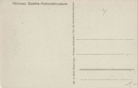 Weimar - Goethe-National-Museum Weimar - Goethe-National-Museum