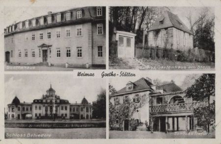 Weimar - Goethe-Stätten Weimar - Goethe-Stätten
