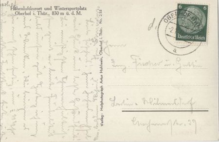 Oberhof - Brücke mit Eisbahn