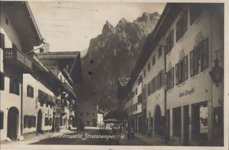 Mittenwald - Straßenpartie Mittenwald - Straßenpartie