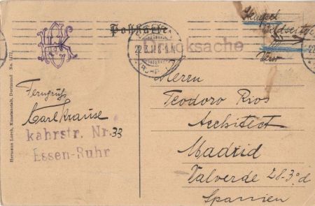 Essen - Burgplatz mit Kaiser Wilhelm-Denkmal Essen - Burgplatz mit Kaiser Wilhelm-Denkmal